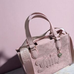 Juicy Couture Pink Embossed Satchel